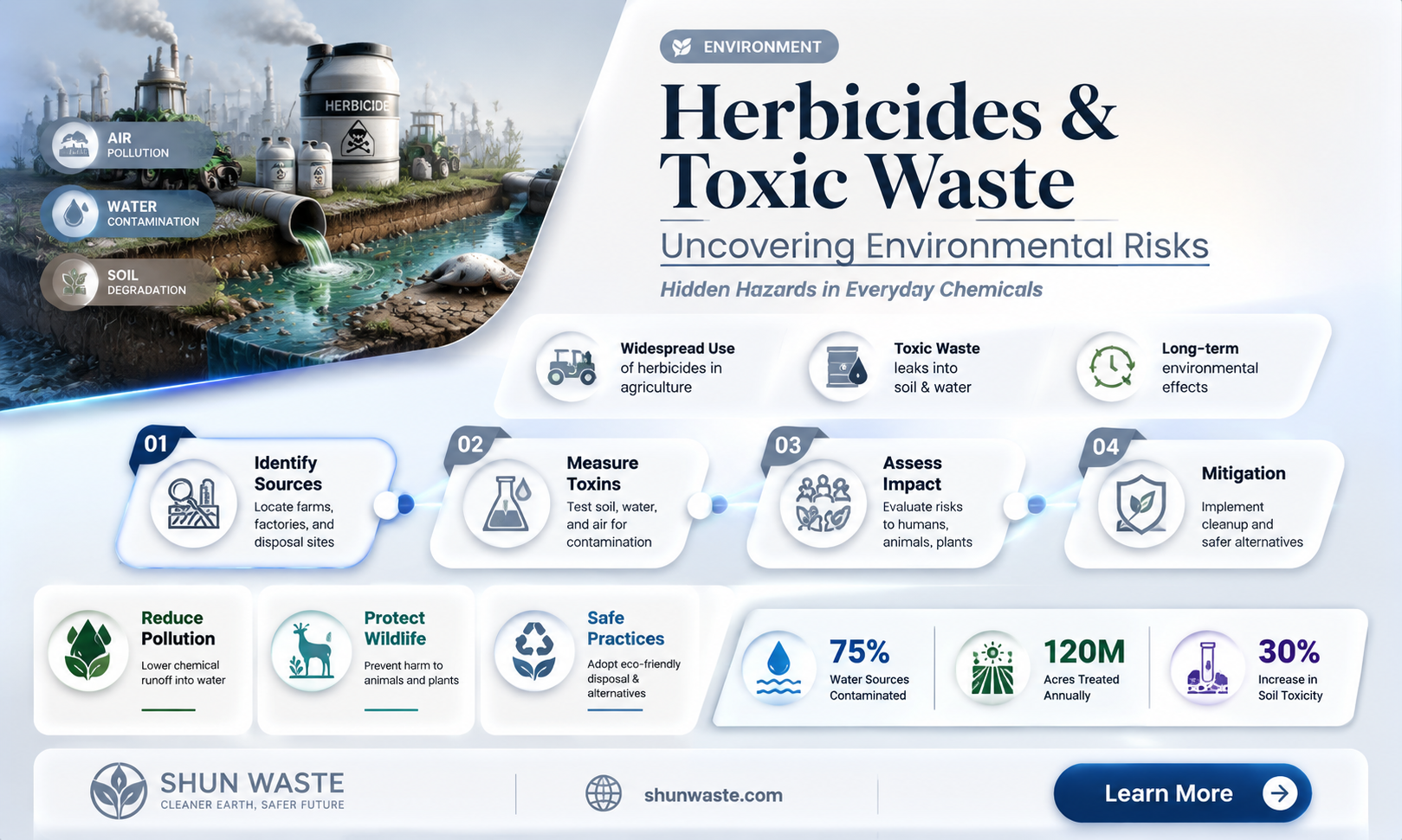are herbicides a source of toxic waste