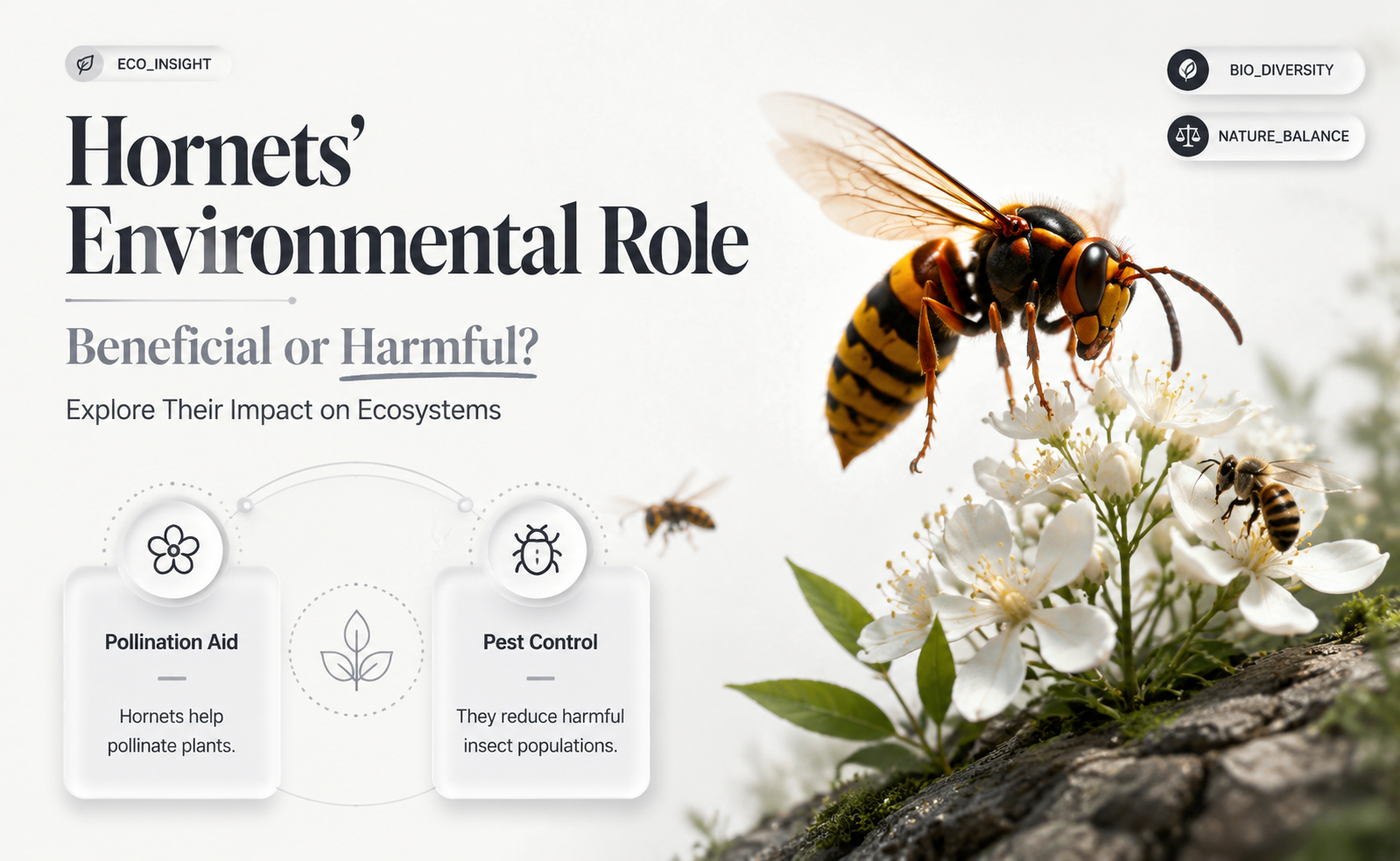 are hornets good for the environment
