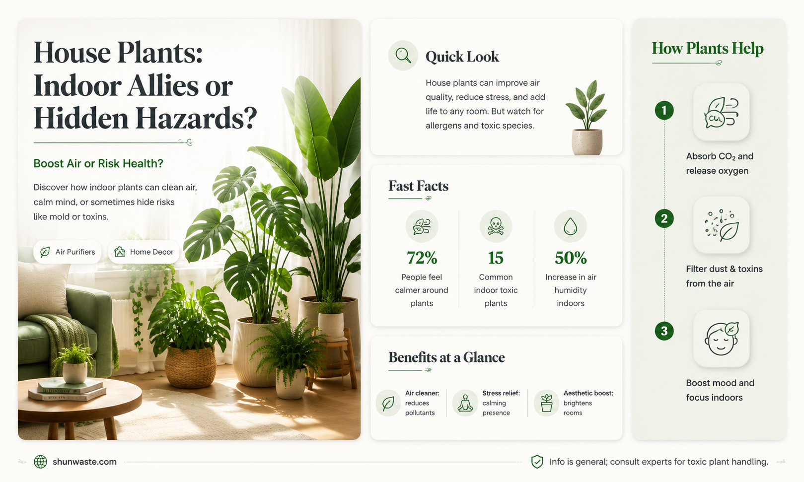 are house plants good or bad for indoor environment