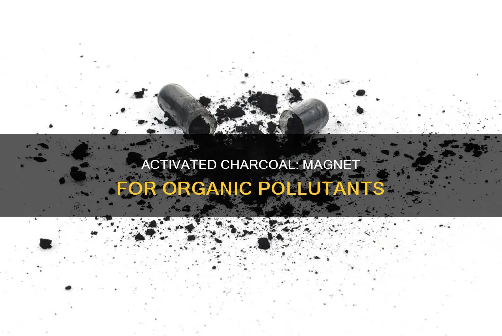 how activated charcoals attracts organic pollutants
