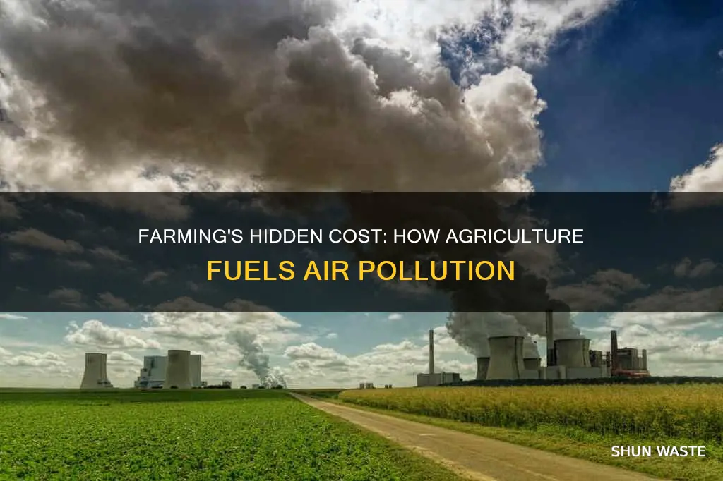 how agricultural activities cause air pollution