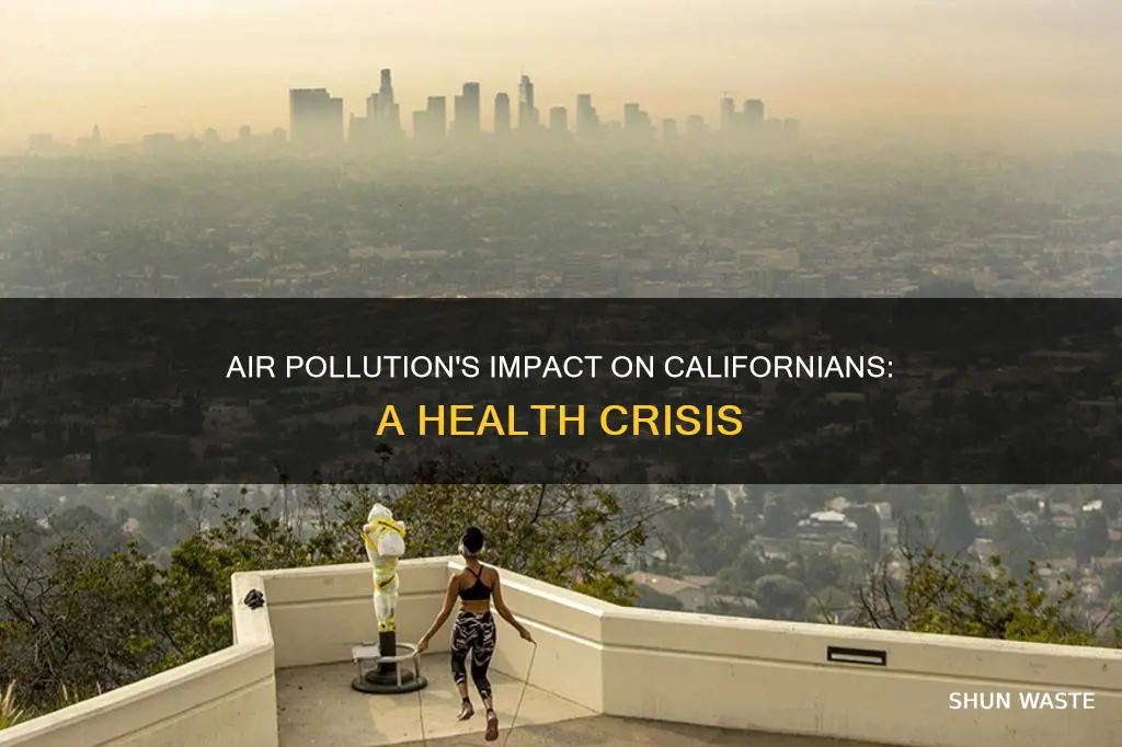 how air pollution affects humans in california