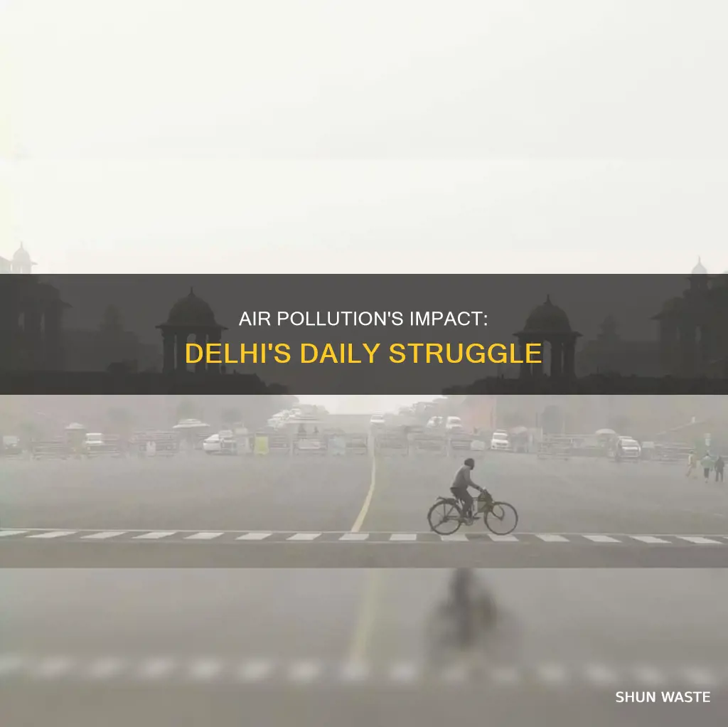 how air pollution affects life in delhi