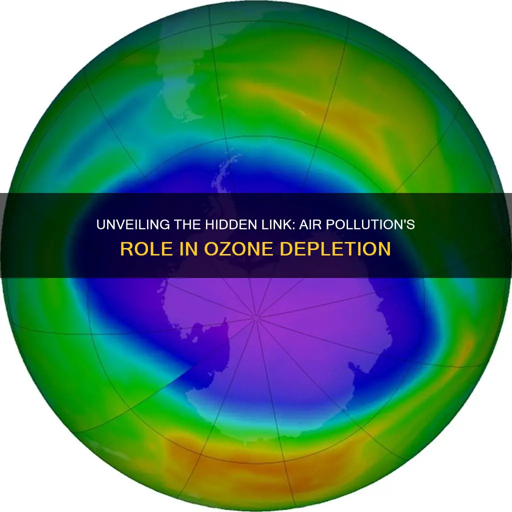 how air pollution causes ozone depletion