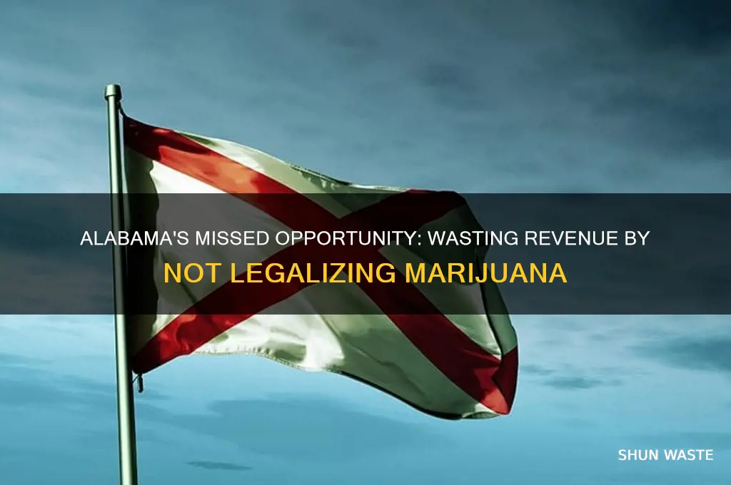 how alabama is wasting money not leagaluzing marijuana