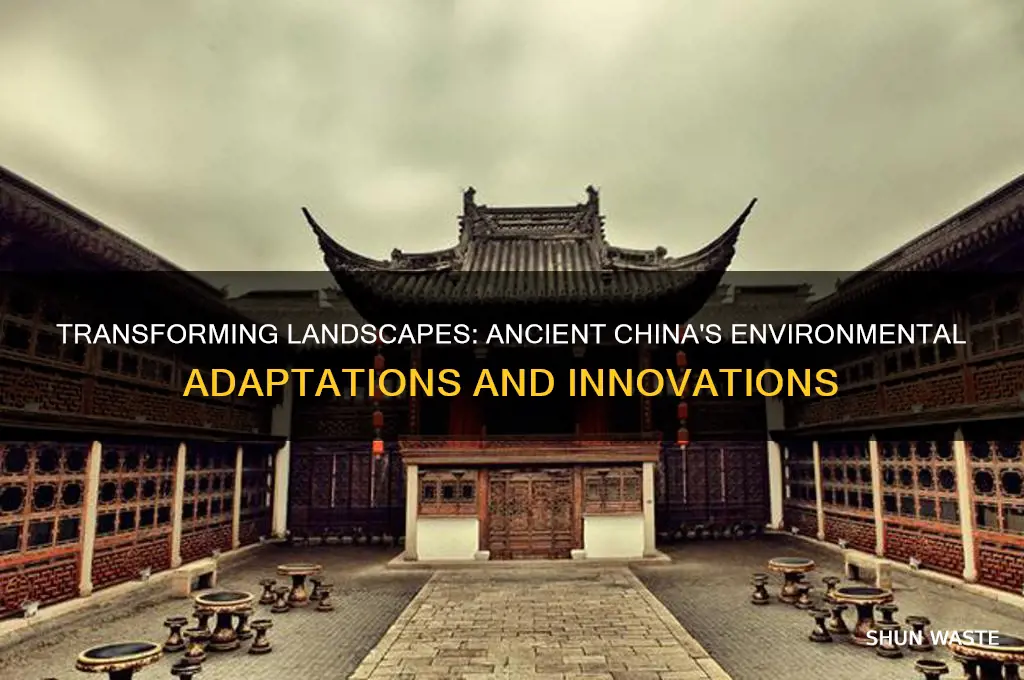 how and why did the ancient chinese change their environment