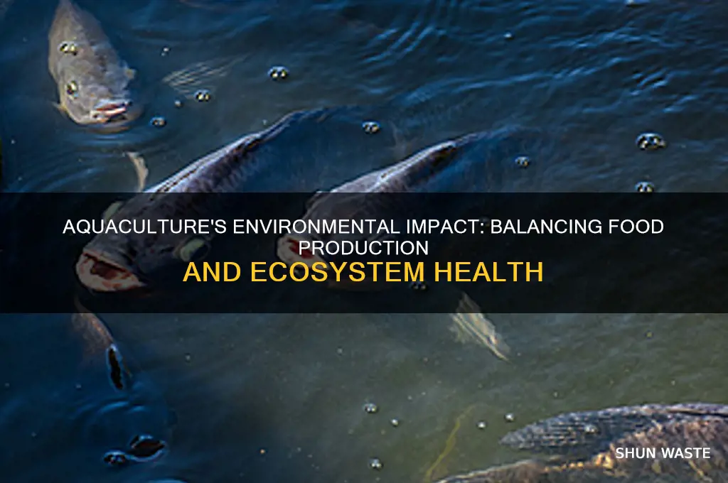 how aquaculture affect the environment