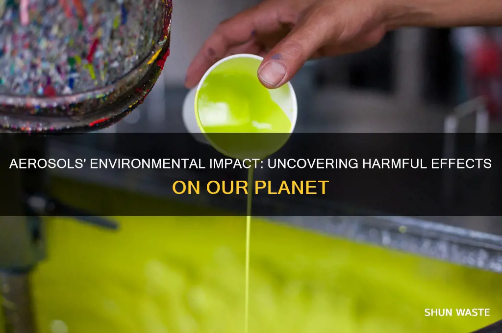 how are aerosols bad for the environment