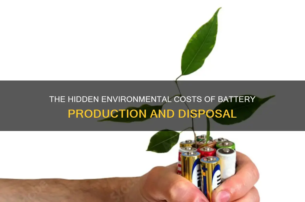 how are batteries bad for the environment
