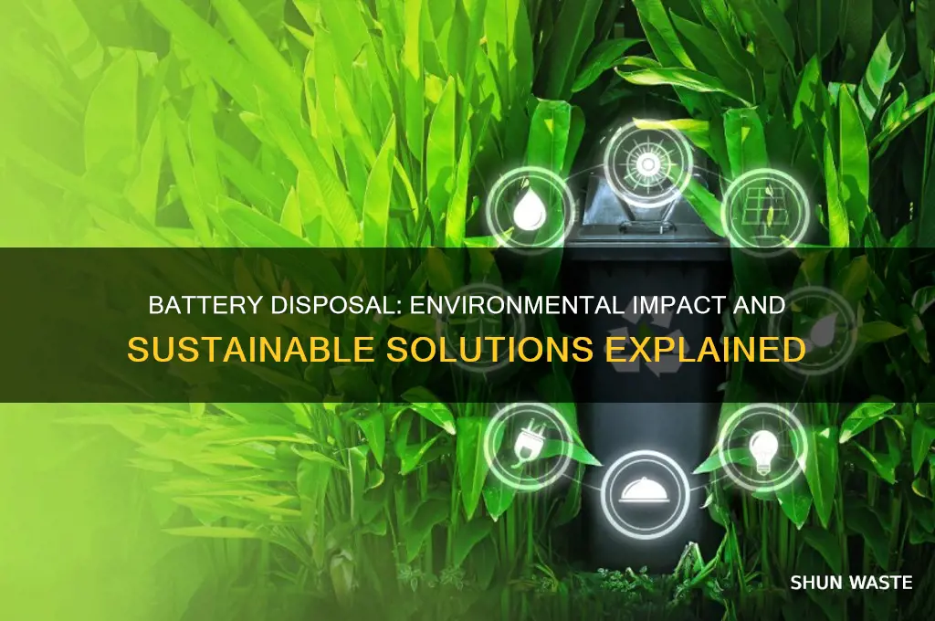 how are batteries disposeddo batteries impact environment