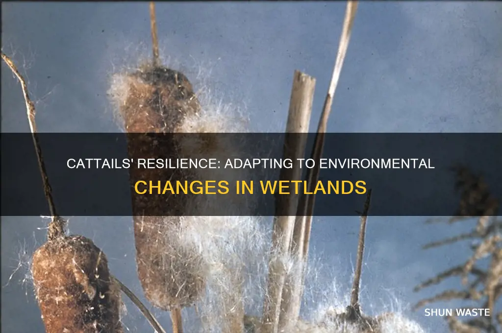 how are cattails adapted to their changing environment