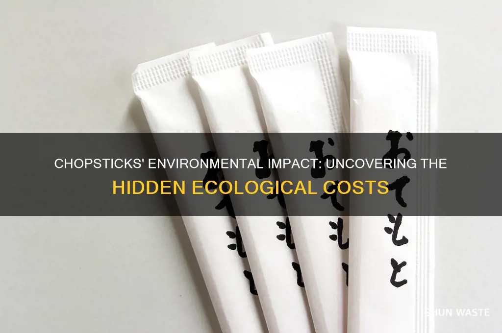 how are chopsticks bad for the environment