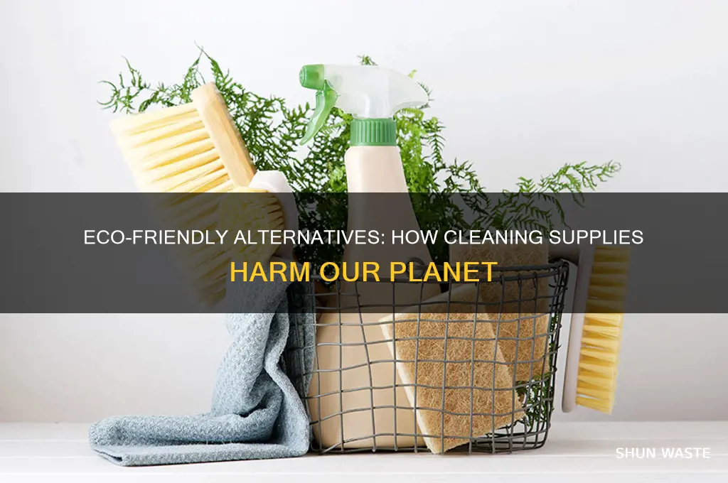 how are cleaning supplies bad for the environment