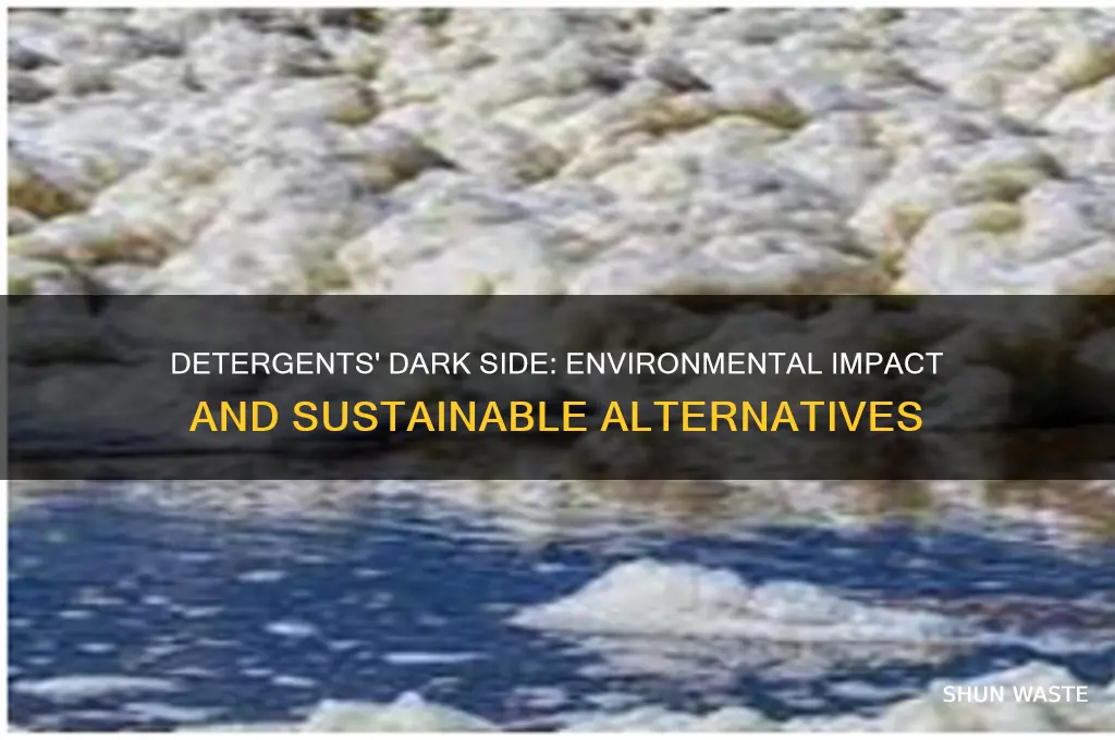 how are detergents bad for the environment