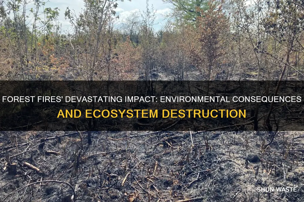 how are forest fires bad for the environment