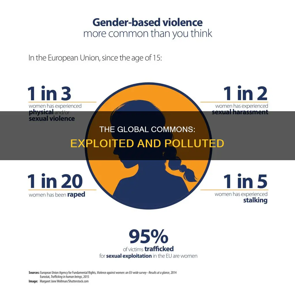 how are global commons exploited and polluted