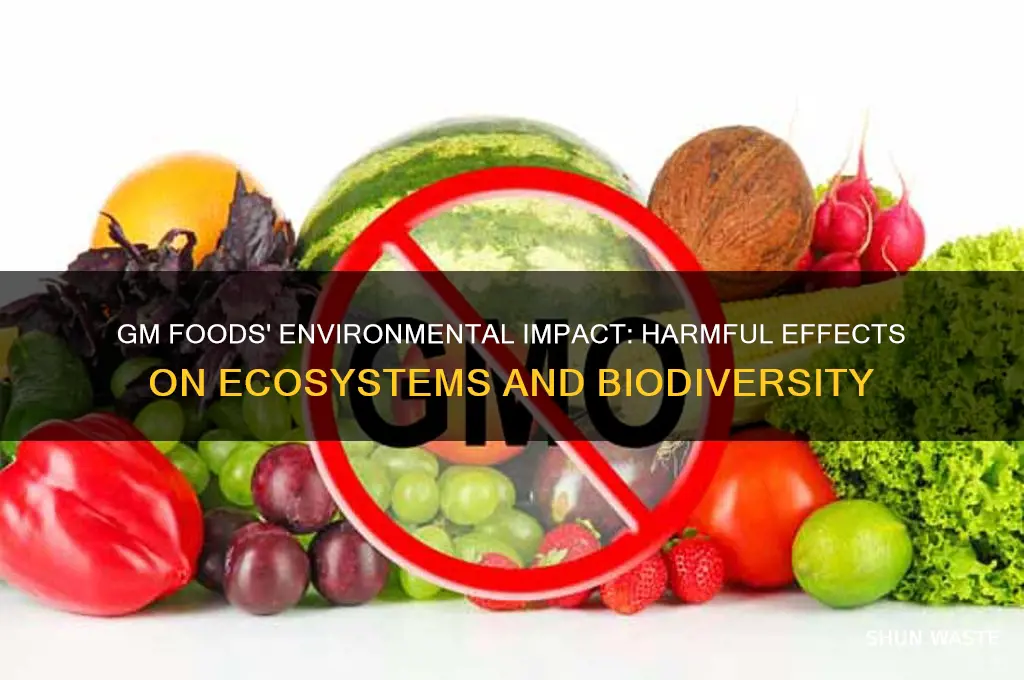 how are gm foods bad for the environment