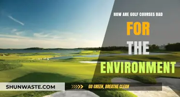 Golf Courses' Environmental Impact: Water Waste, Habitat Loss, and Pollution