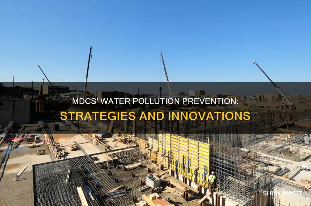 how are mdcs preventing water pollution