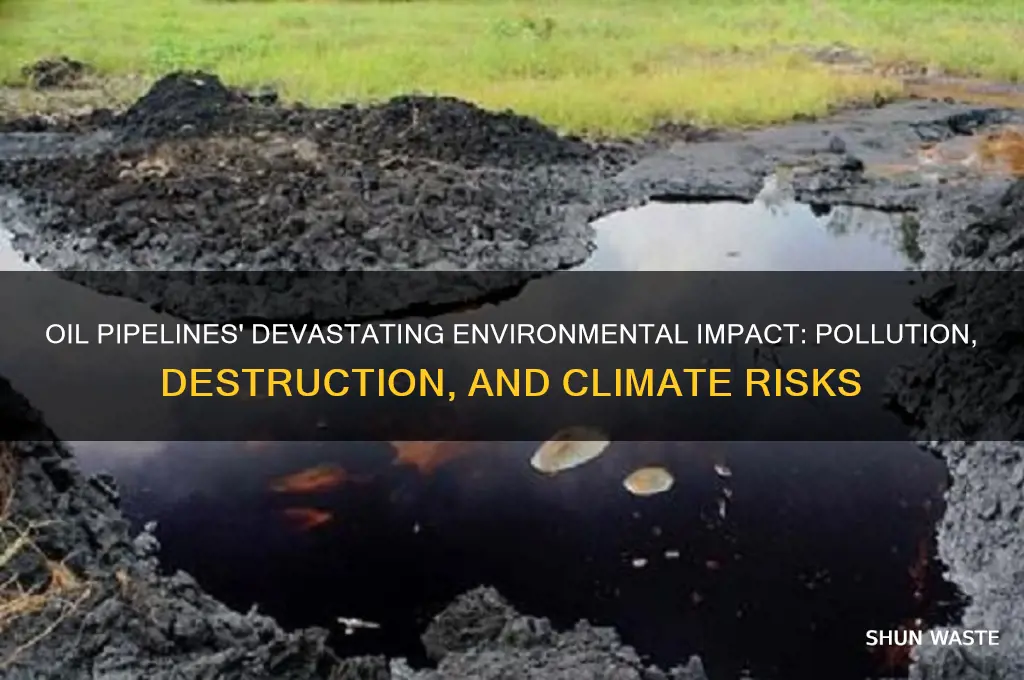 how are oil pipelines bad for the environment