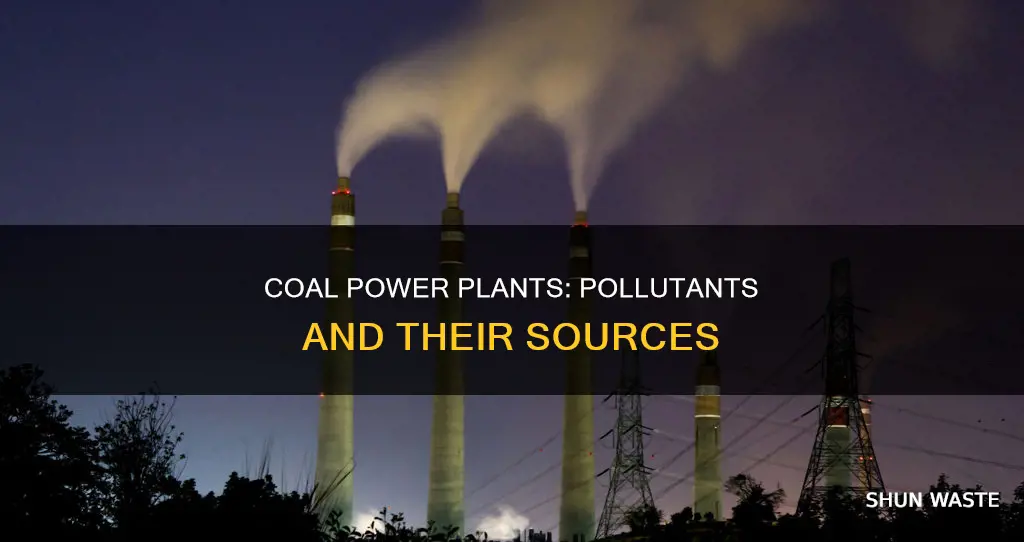 how are pollutants released in a coal power plant