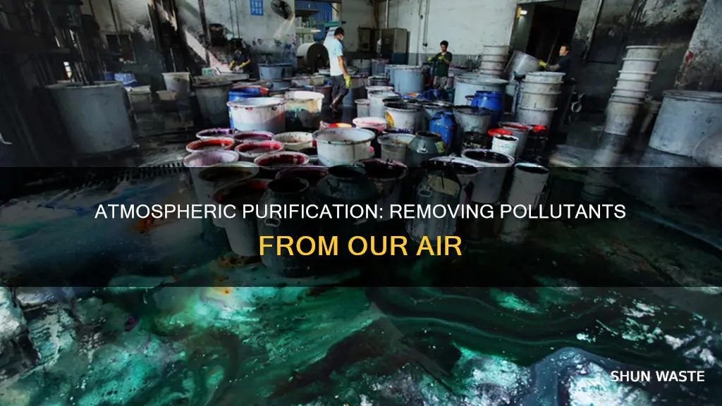how are pollutants removed from the atmosphere