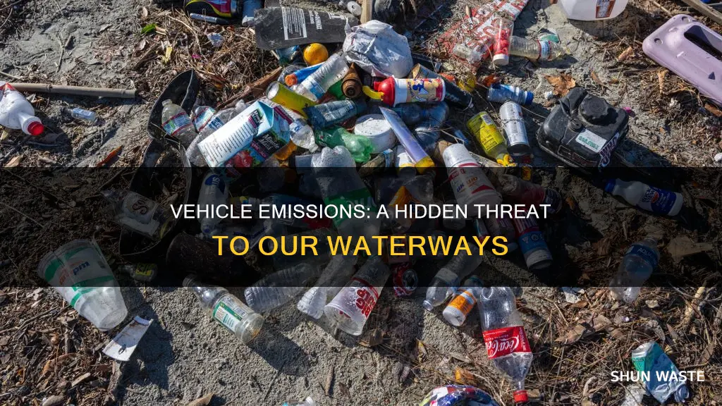 how are vehicles responsible for water pollution