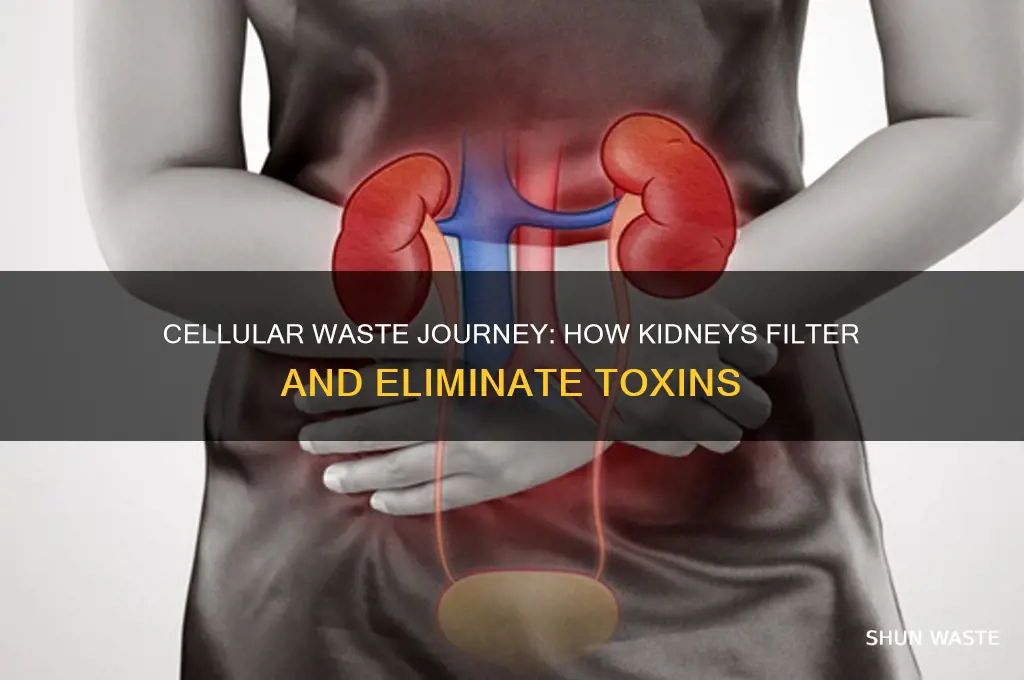 how are wastes from the cells carried to the kidneys