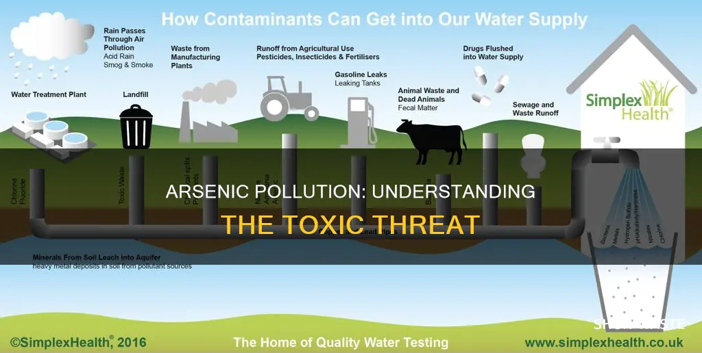 how arsenic pollution occurs