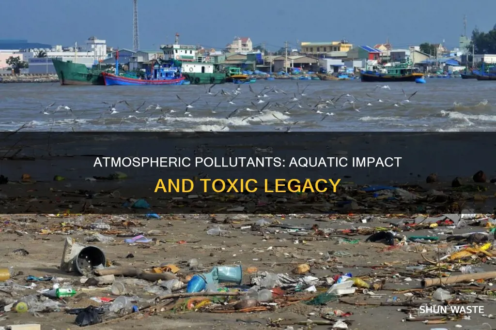 how atmosphere pollutants can become aquatic pollutants