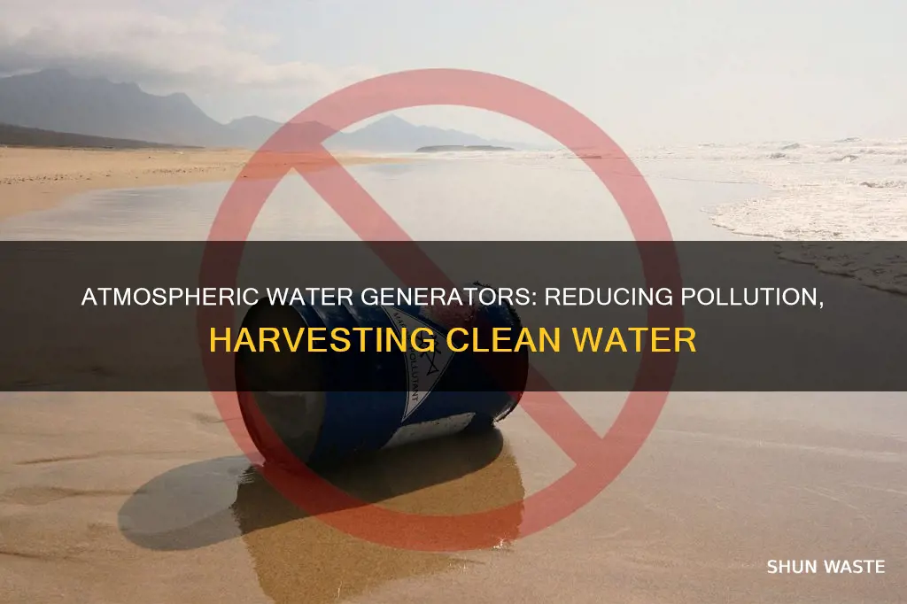 how atmospheric water generators can decrease water pollution