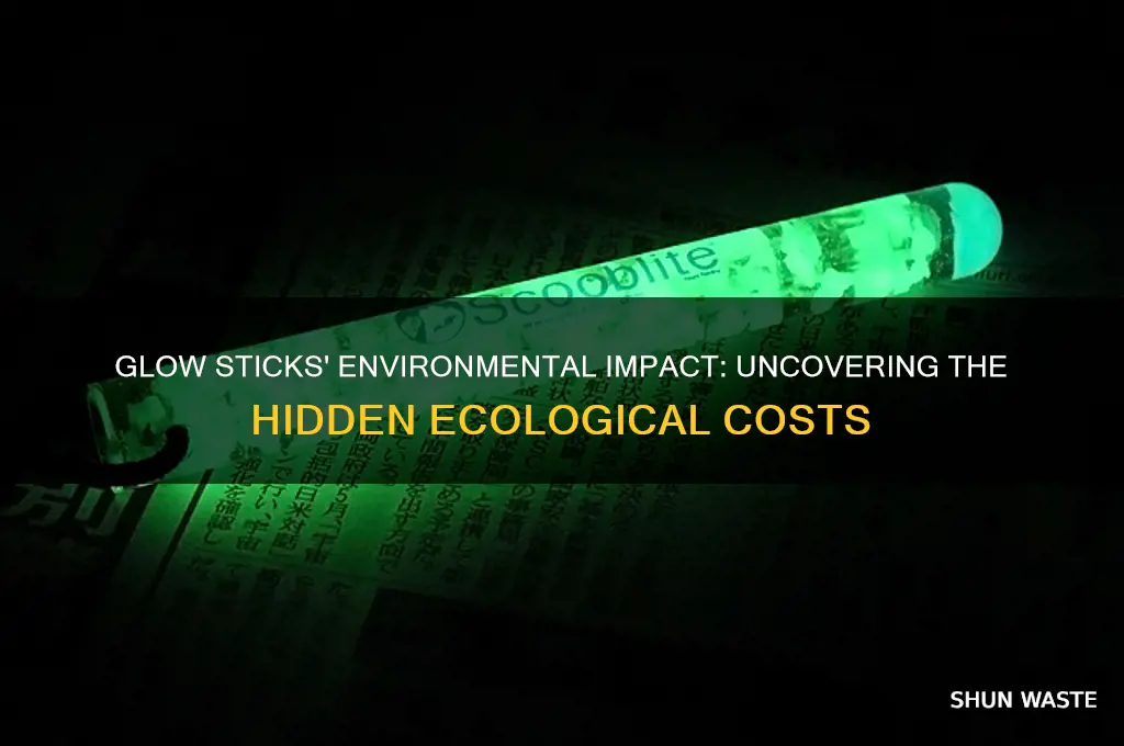how bad are glow sticks for the environment