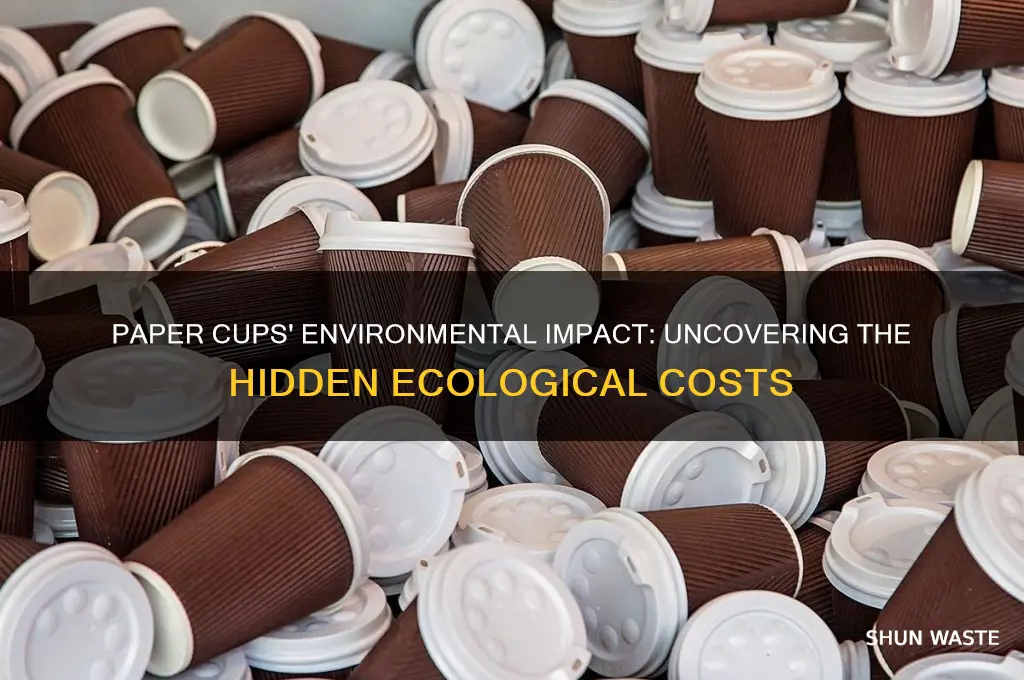 how bad are paper cups for the environment