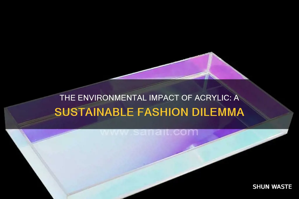how bad is acrylic for the environment