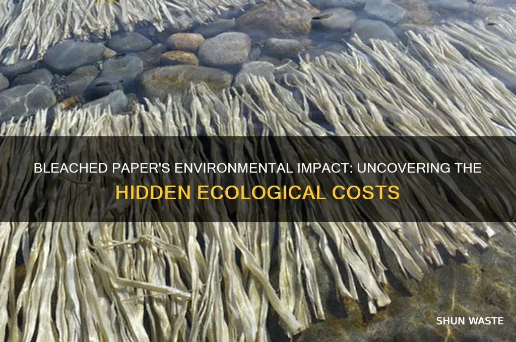how bad is bleached paper for the environment