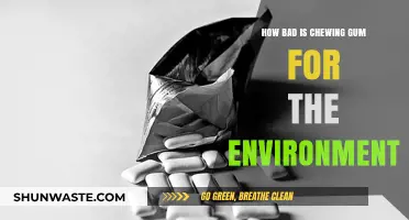 Chewing Gum's Environmental Impact: A Sticky Problem for Our Planet
