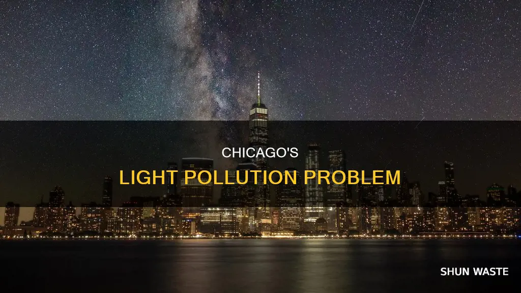 how bad is chicago light pollution
