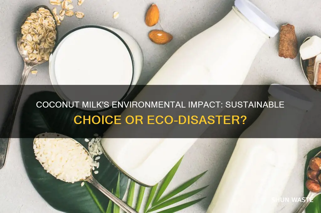 how bad is coconut milk for the environment