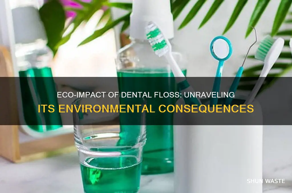 how bad is dental floss for the environment
