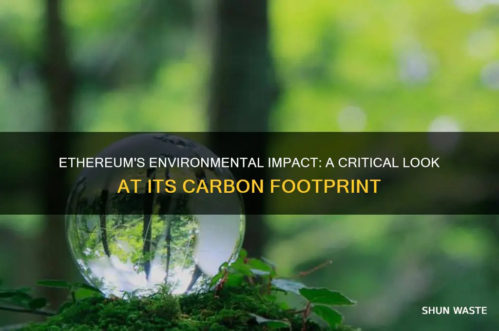 how bad is ethereum for the environment