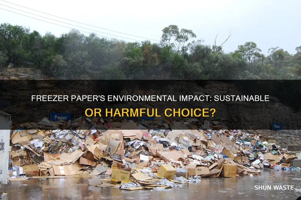 how bad is freezer paper for environment