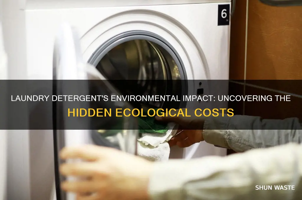 how bad is laundry detergent for the environment