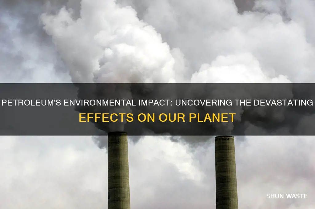 how bad is petroleum for the environment