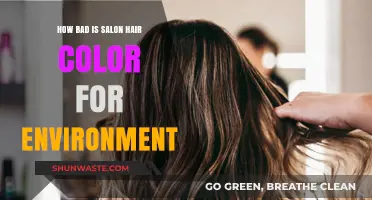 Salon Hair Color's Environmental Impact: Uncovering the Hidden Costs