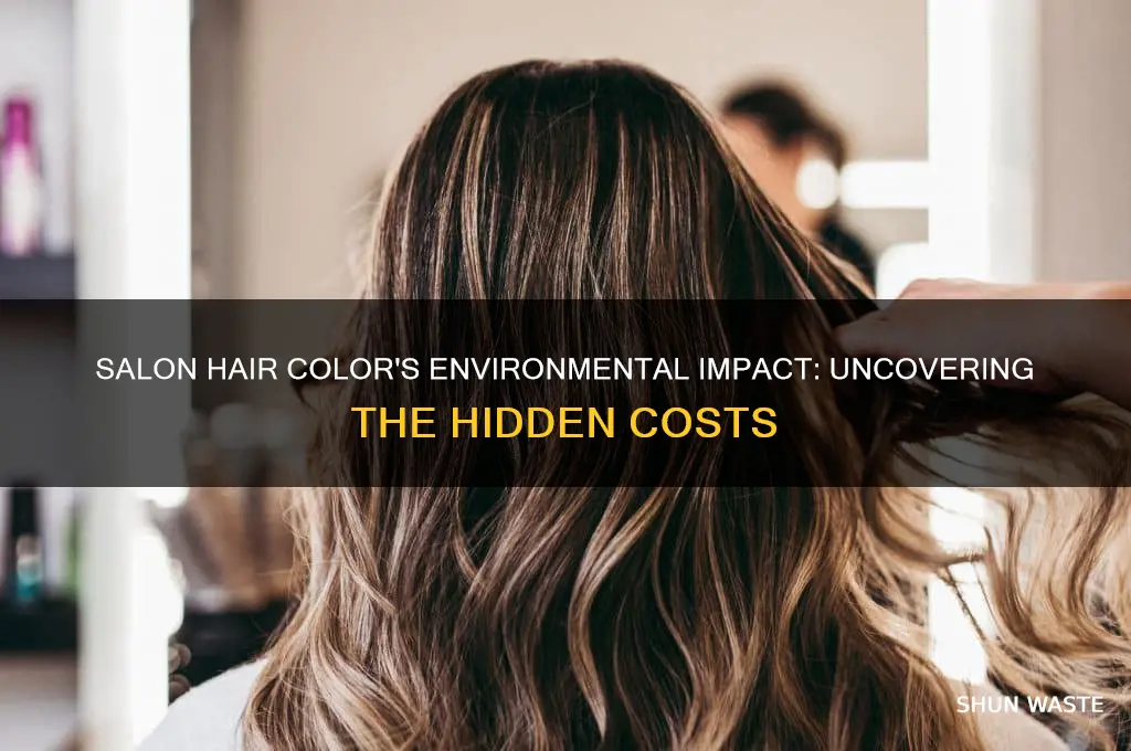 how bad is salon hair color for environment