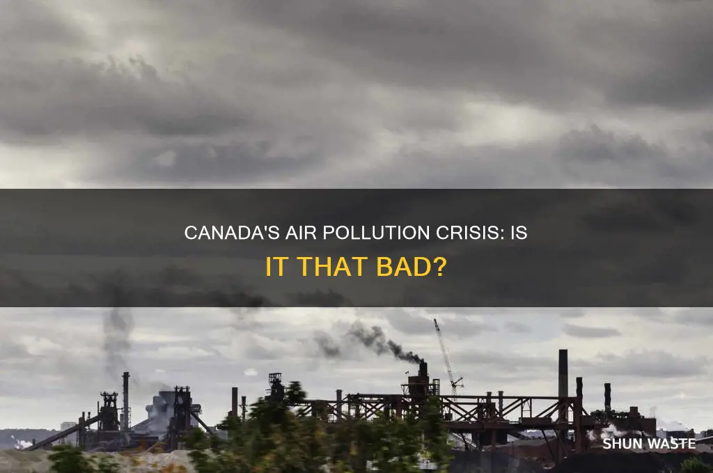 how bad is the air pollution in canada