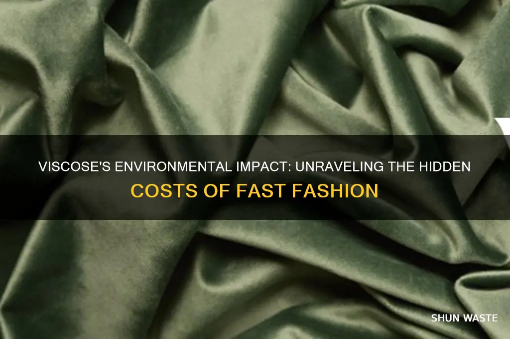 how bad is viscose for the environment