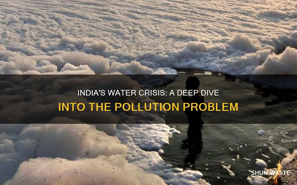 how bad is water pollution in india