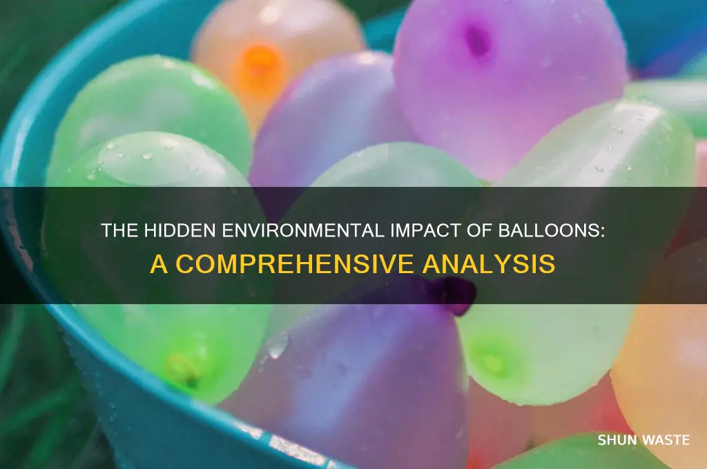 how balloons affect the environment