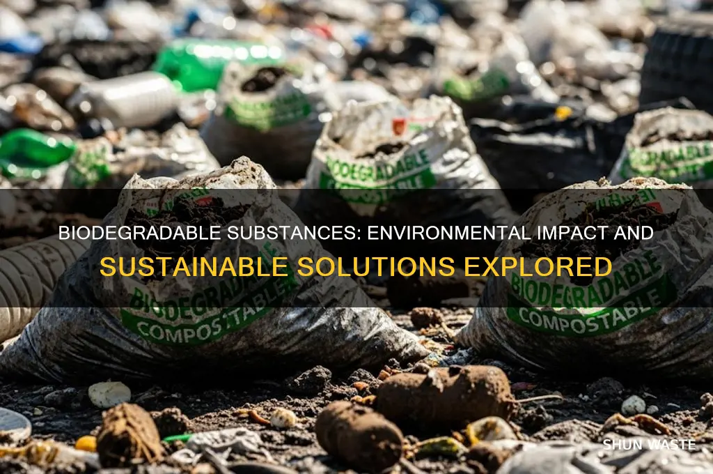 how biodegradable substances affect the environment